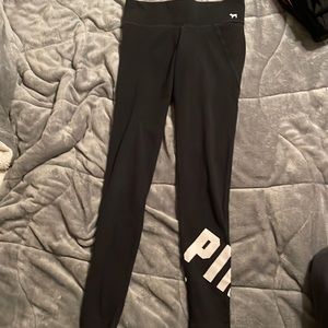 Size small black Victoria secret pink leggings